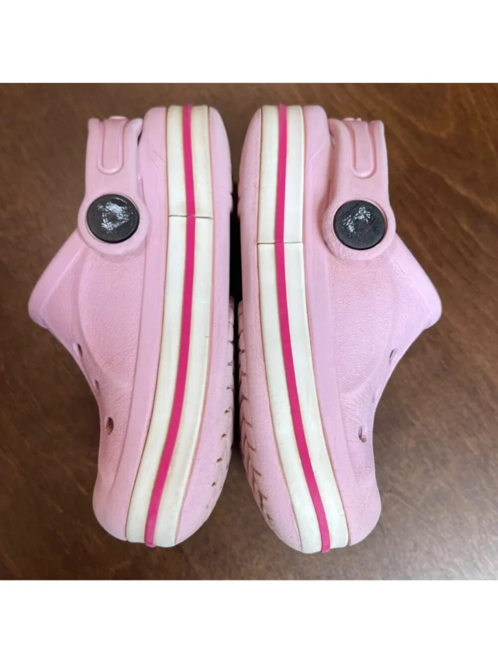Crocs Bayaband Clog Toddler Girls Size 7 Pink Waterproof Slip On Shoes Outdoors